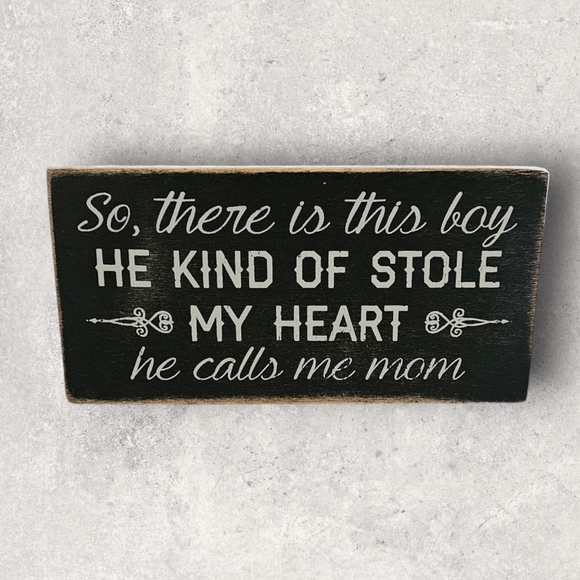 Small Wooden decorative Sign With Cute Saying -NWT - Picture 1 of 4